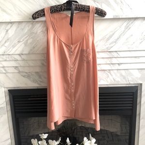 100% Silk Club Monaco Tank Top